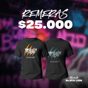 REMERAS BLACK LION